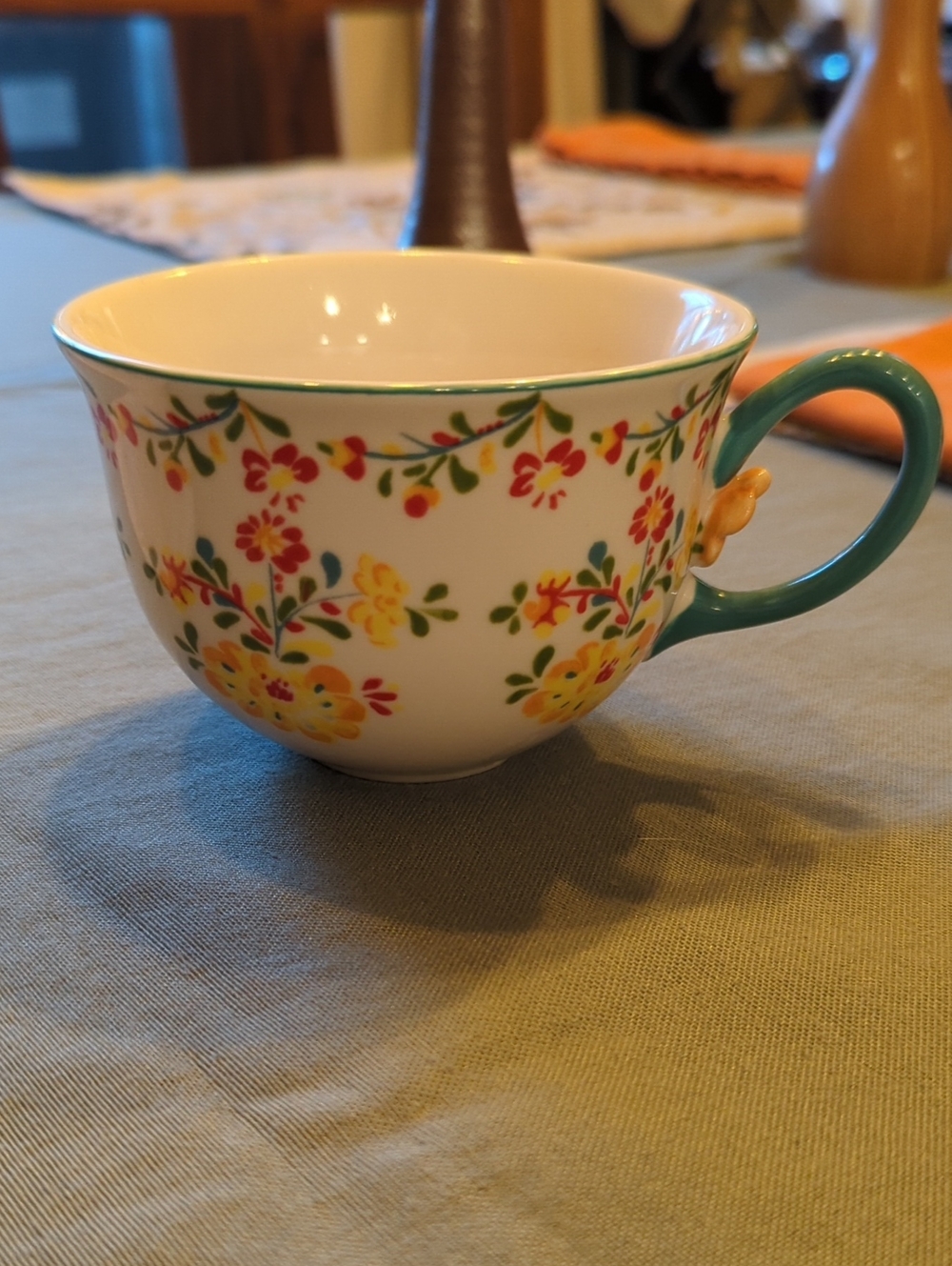 VTG Anthropologie Floral Mug